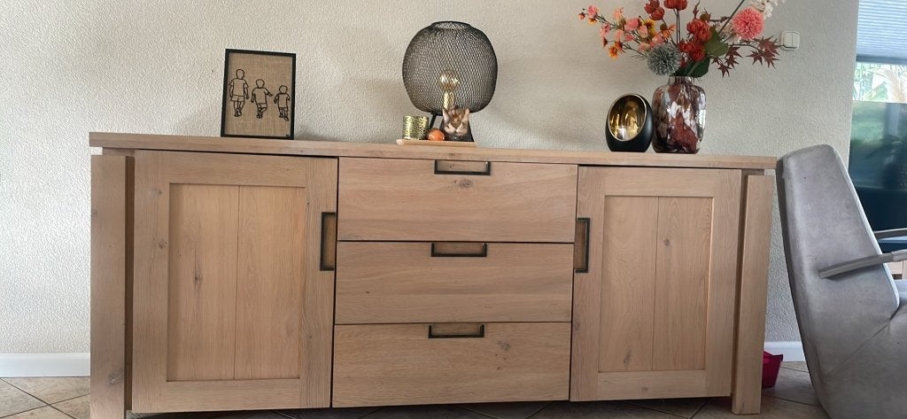 Dressoir, Ophalen, Gebruikt, Met lade(s), Eikenhout