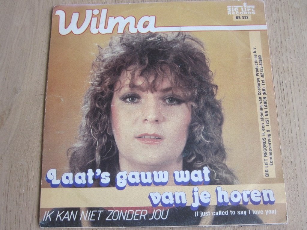 Wilma - Laat's gauw wat van je horen, Fotohoes, Verzenden, Zo goed als nieuw, Nederlandstalig