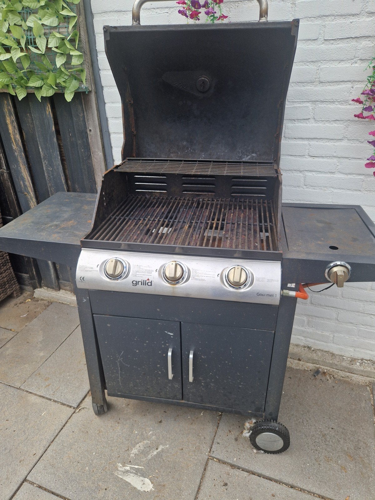 Gratis barbecue met hoes, Ophalen of Verzenden, Gebruikt