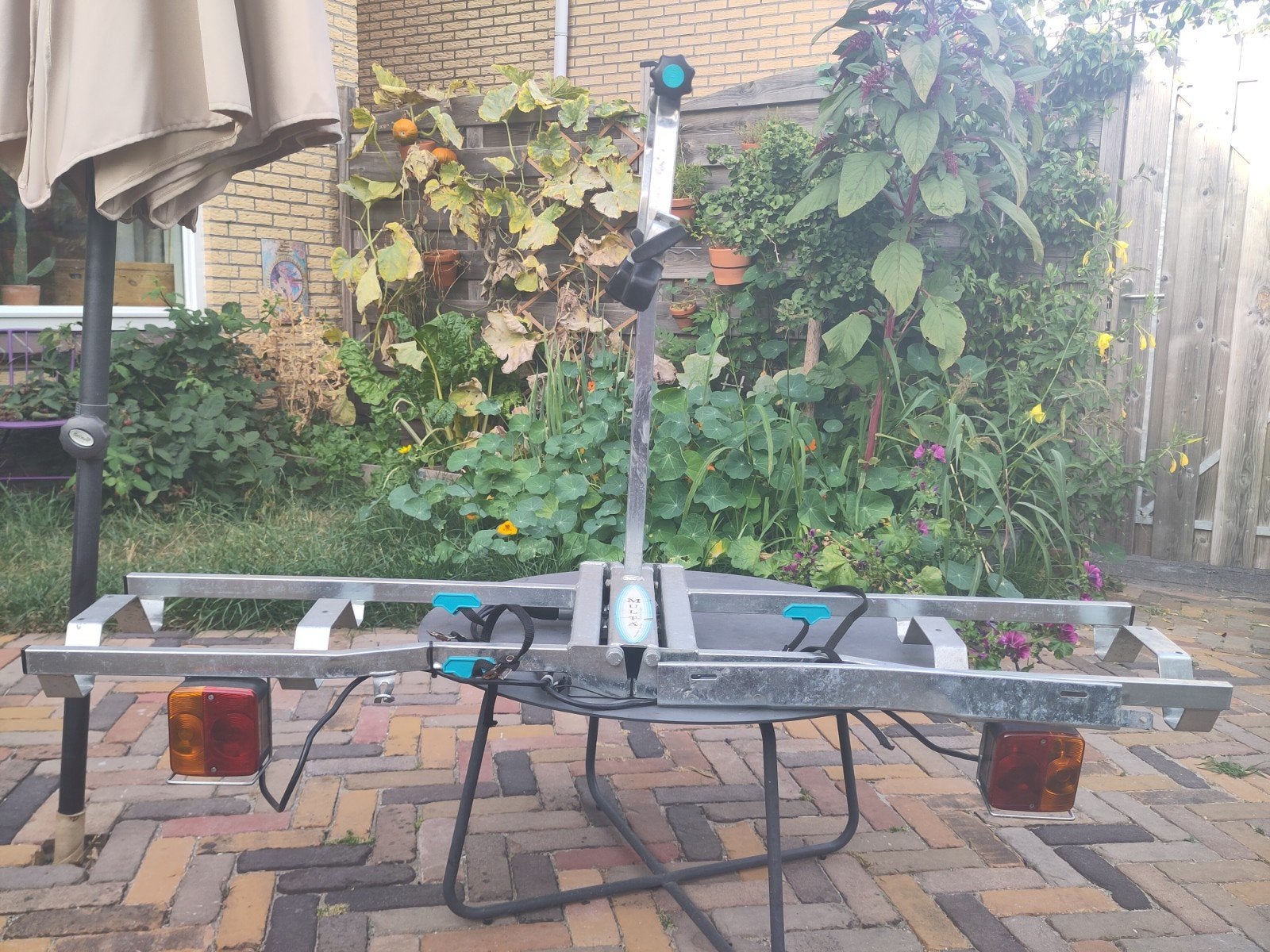 Multa fietsendrager voor 2 fietsen, Auto diversen, Ophalen, 2 fietsen, Gebruikt, Trekhaakdrager