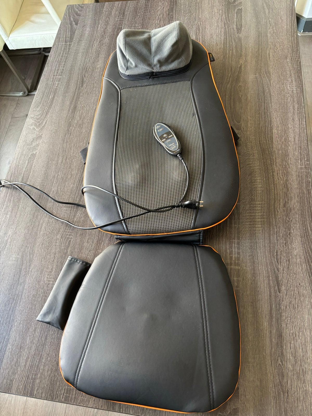 Massagestoel met warmte en vibratie, Ophalen, Gebruikt, Massagestoel of Kussen