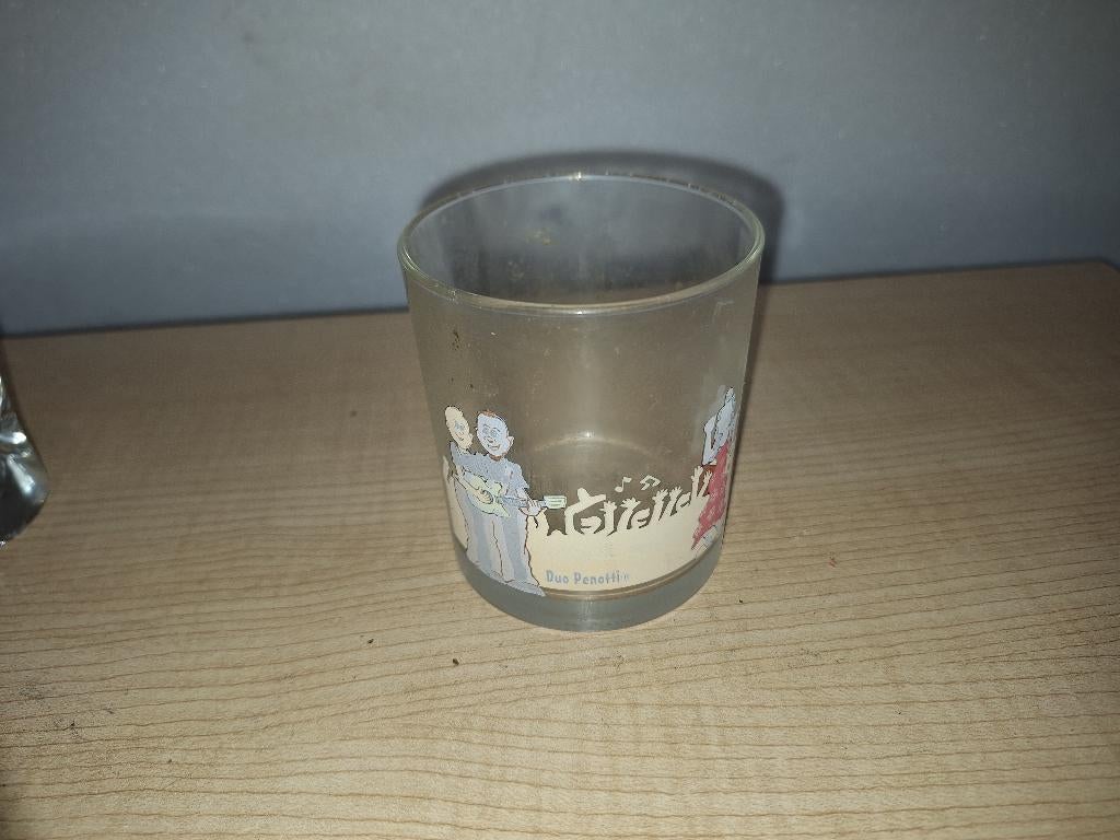 glas duo penotti, Glas of Glazen, Gebruikt, Ophalen of Verzenden, Glas
