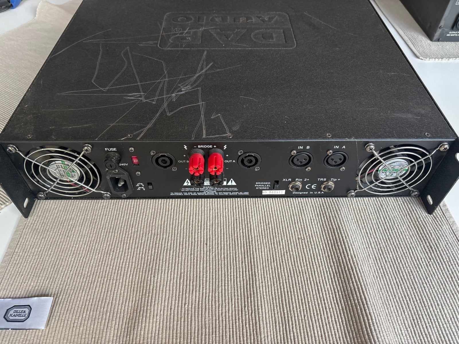 Palladium 700 Vintage Versterker - DAP Audio, Gebruikt, 120 watt of meer, Stereo, Ophalen
