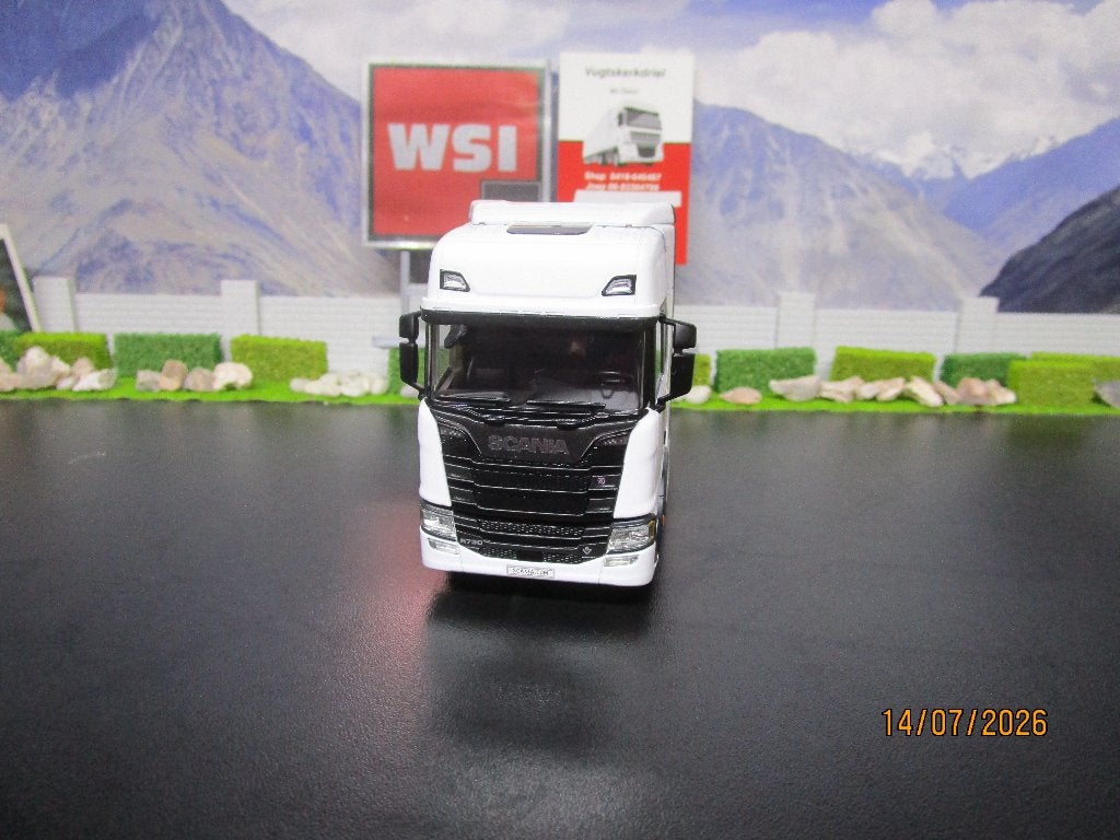 nieuw wsi 03-2005 white line scania r highline cr20h6x2, Hobby en Vrije tijd, Modelauto's | 1:50, Ophalen of Verzenden, Nieuw