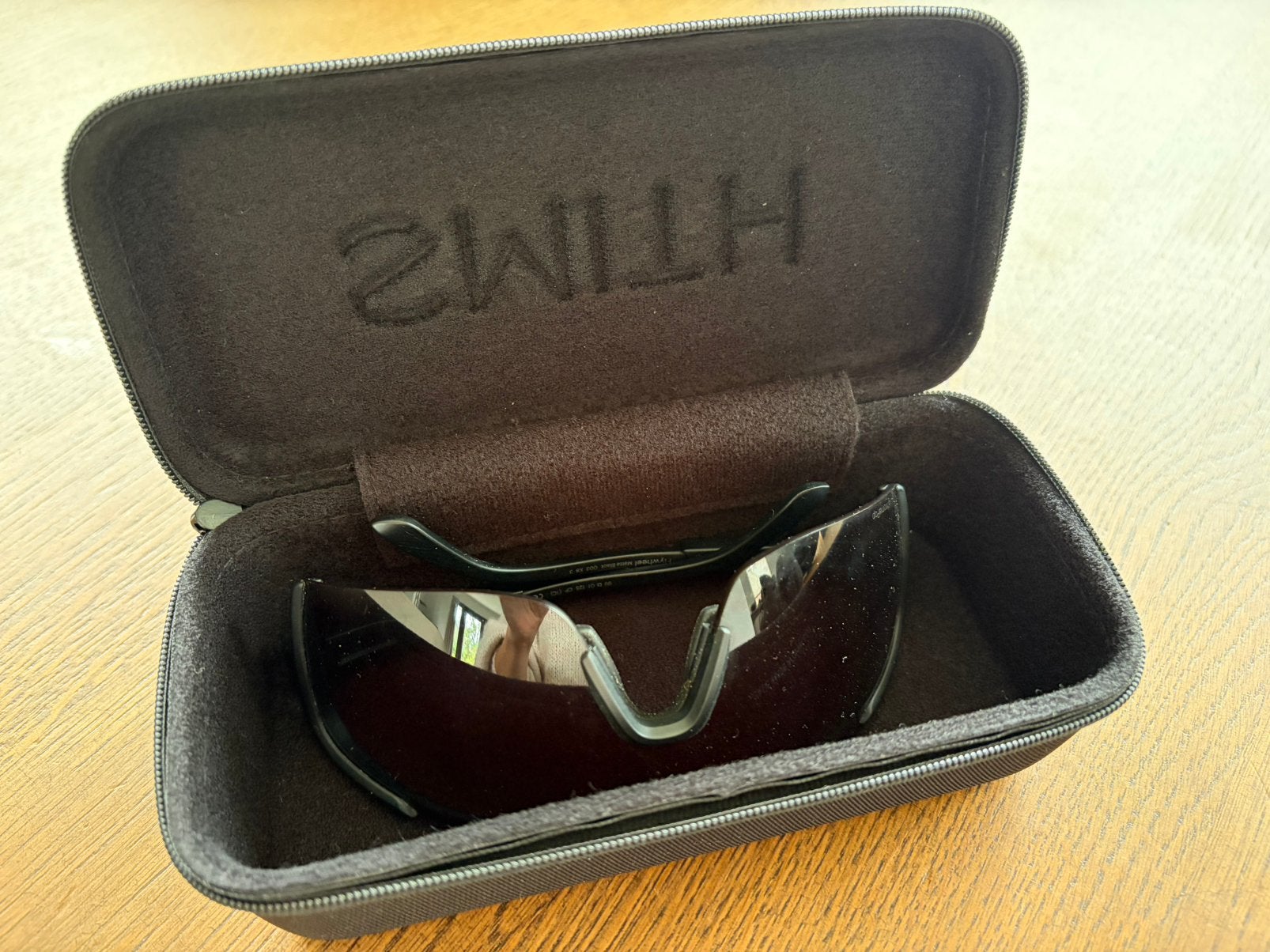 Smith fietsbril - chromapop matt black, Overige merken, Aluminium, Ophalen of Verzenden, Zo goed als nieuw