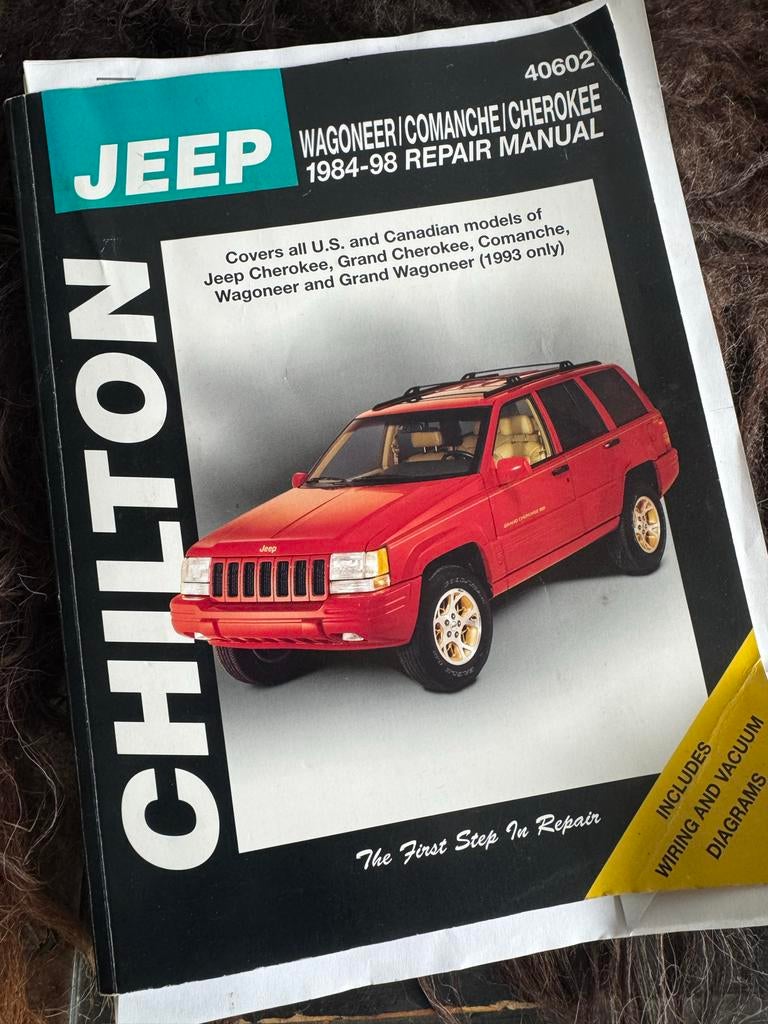 Chilton Jeep Wagoneer Comanche Cherokee Reparatieboek, Ophalen of Verzenden