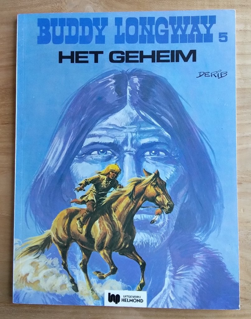 Buddy Longway -5- Het Geheim, Boeken, Stripboeken, Eén stripboek, Derib, Ophalen, Gelezen