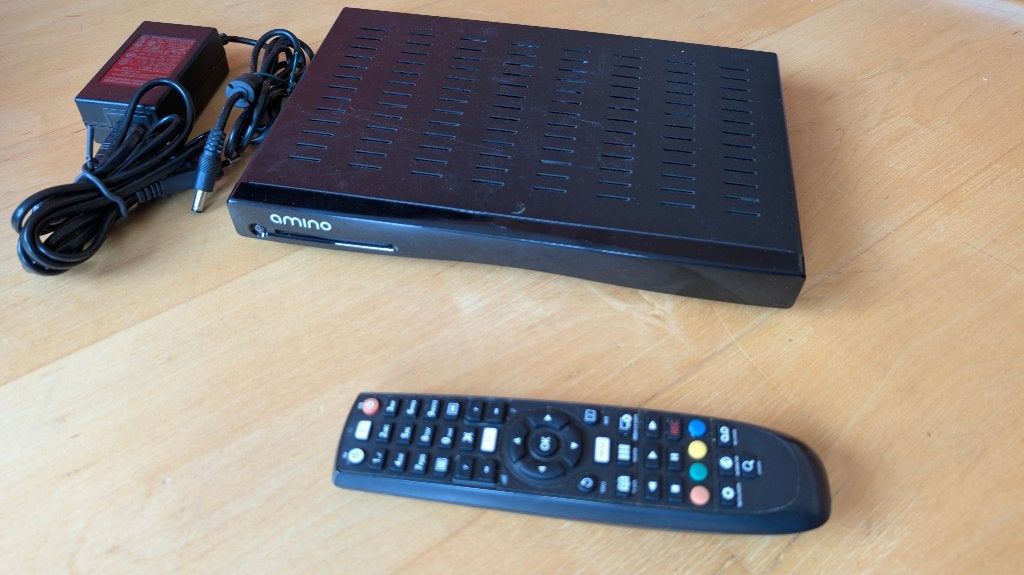 Amino AmiNet M540 PVR tv-ontvanger, Ophalen of Verzenden, Zo goed als nieuw, Decoder