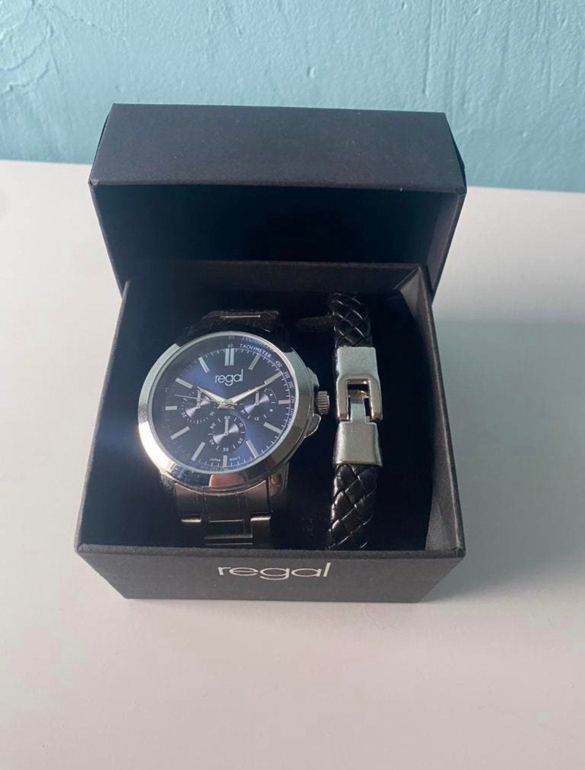 Lucardi Regal Heren Horloge Cadeauset, Sieraden, Tassen en Uiterlijk, Horloges | Heren, Ophalen of Verzenden, Nieuw, Polshorloge