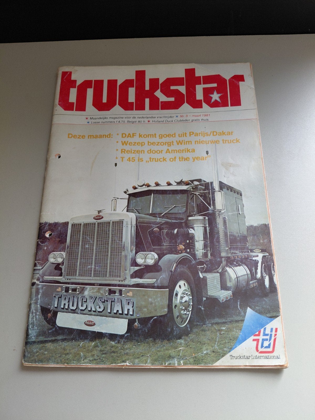 Truckstar Magazine Nr. 3 - Maart 1981, Boeken, Ophalen of Verzenden, Gelezen, Overige typen