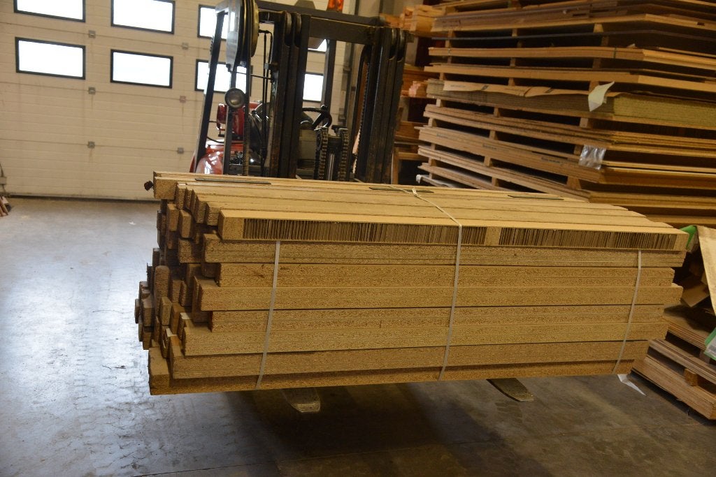 strijken stophout onderlegbaleken, Doe-het-zelf en Verbouw, Hout en Planken, Ophalen, Gebruikt, 50 mm of meer, Balk