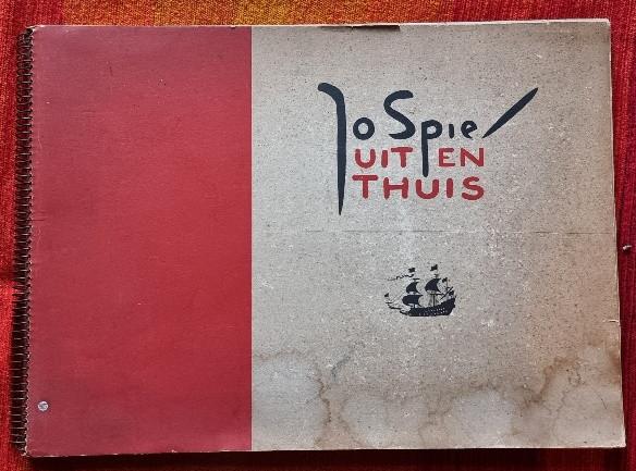 Uit en thuis - reisschetsen - Jo Spier - 1936 - Indië - IGST, Antiek en Kunst, Ophalen of Verzenden, Jo Spier