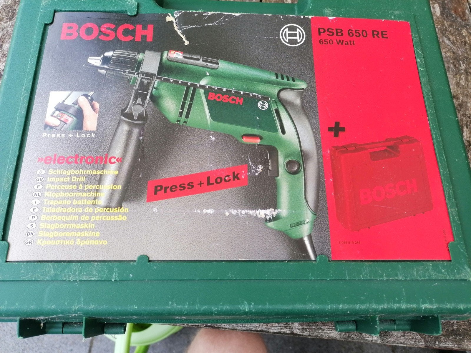 Bosch PS 650 RE Klopboormachine, Boormachine, Ophalen of Verzenden, Klopboormechanisme, Gebruikt