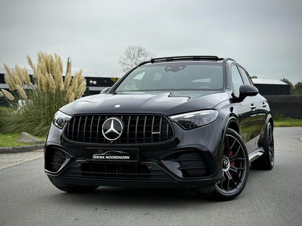 Mercedes GLC-klasse AMG 63 S E Performance Night Pakket|Pano, Auto's, Gebruikt, Zwart, Vierwielaandrijving, Hybride Elektrisch/Benzine