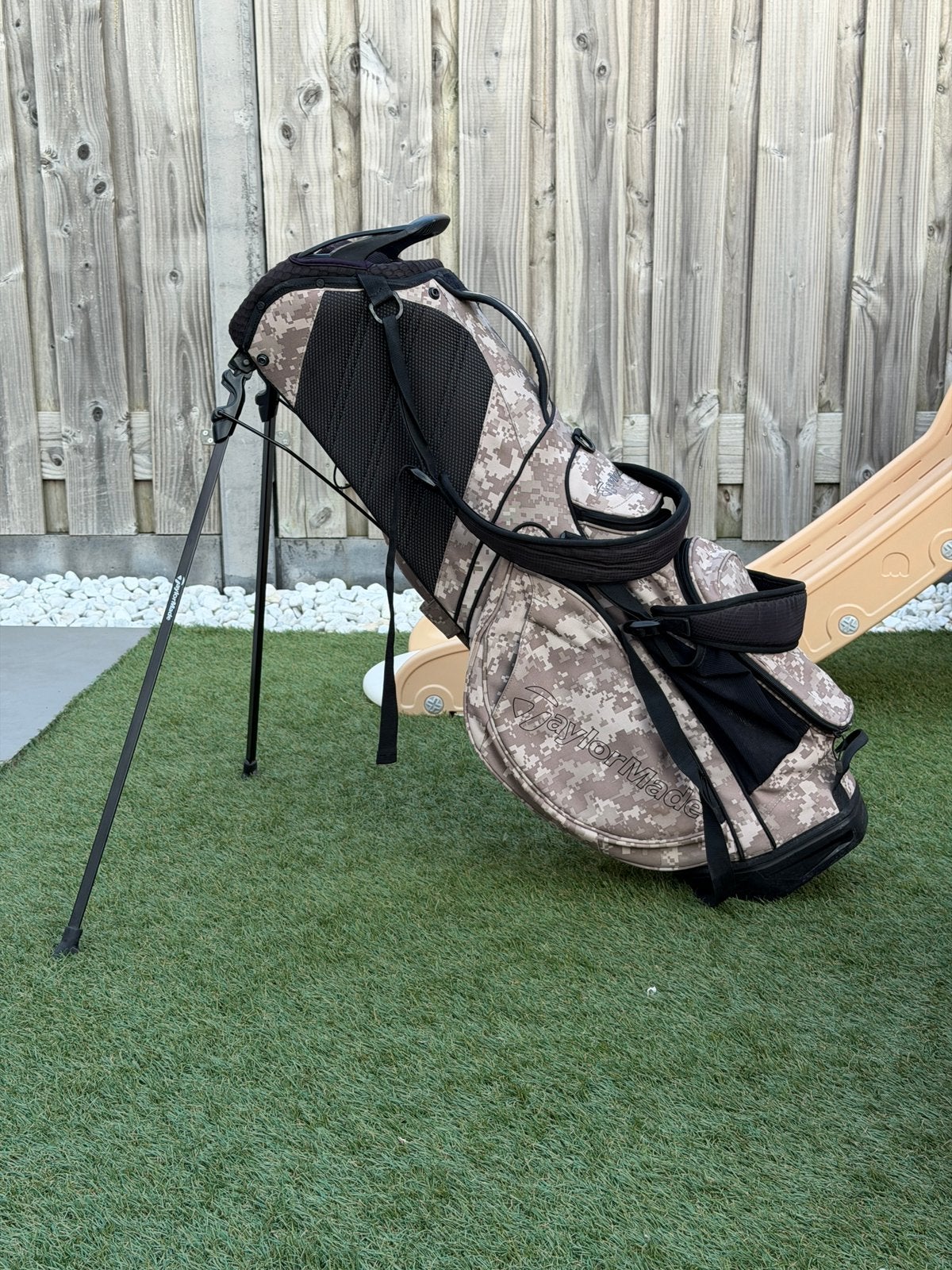 Unieke Taylormade Camo Standbag Golftas, Ophalen, Zo goed als nieuw, Tas