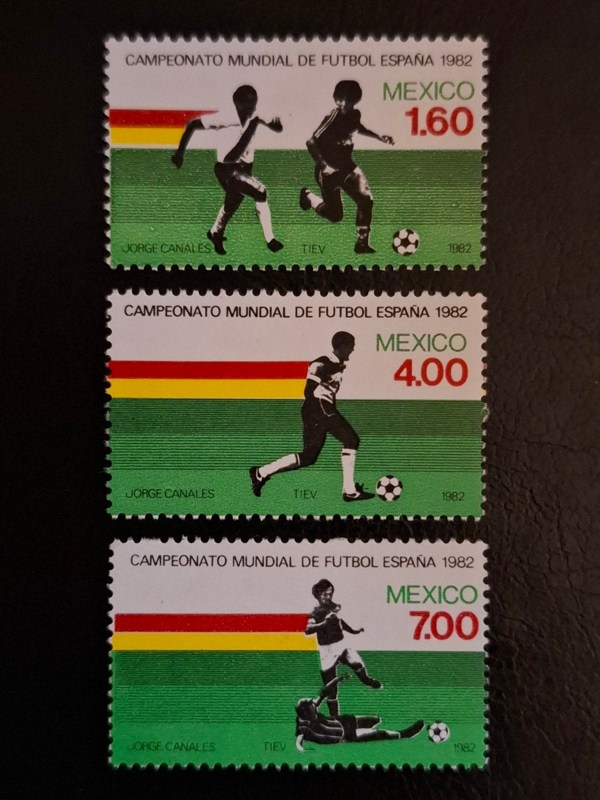 Mexico 1982 WK voetbal Spanje, Ophalen of Verzenden, Postfris, Midden-Amerika