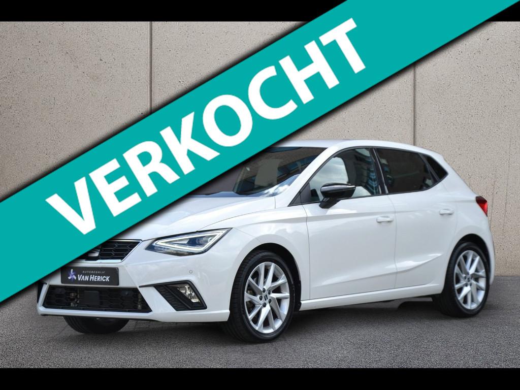 SEAT Ibiza 1.0 TSI FR Business Connect 110pk | Navigatie | W, Voorwielaandrijving, Gebruikt, Zwart, 580 kg