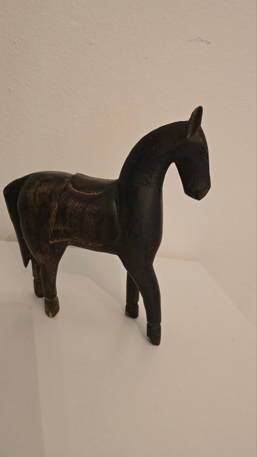 Vintage Houten Paard - Handgesneden Decoratie, Ophalen
