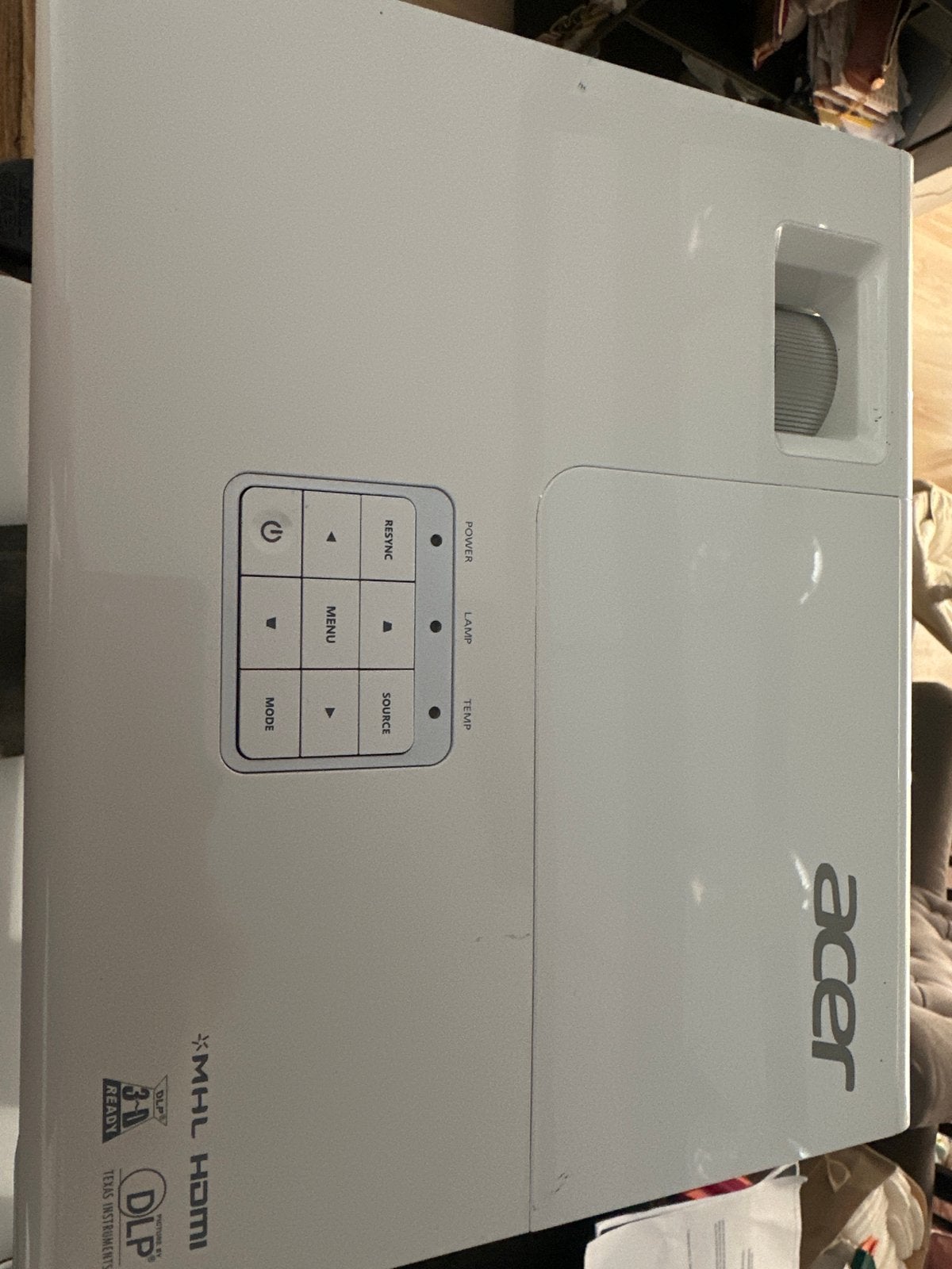 Acer Projector - DLP, Full HD (1080p), Ophalen of Verzenden, Zo goed als nieuw, DLP, Full HD (1080)