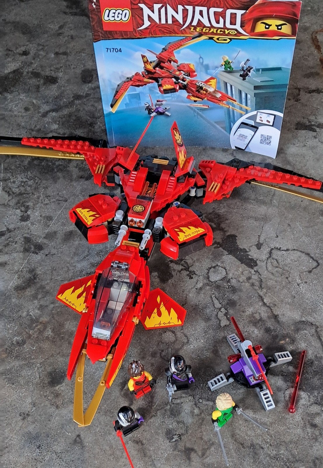 LEGO Ninjago Legacy Kai's Vuurdraak EVO, Ophalen of Verzenden, Zo goed als nieuw