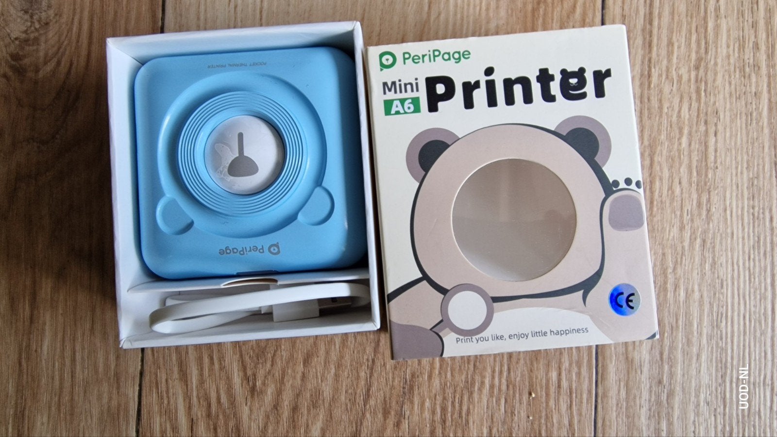 Peripage A6 Mini Thermische Printer - Weinig Gebruikt, Computers en Software, Printers, Zwart-en-wit printen, Printer, Ophalen of Verzenden
