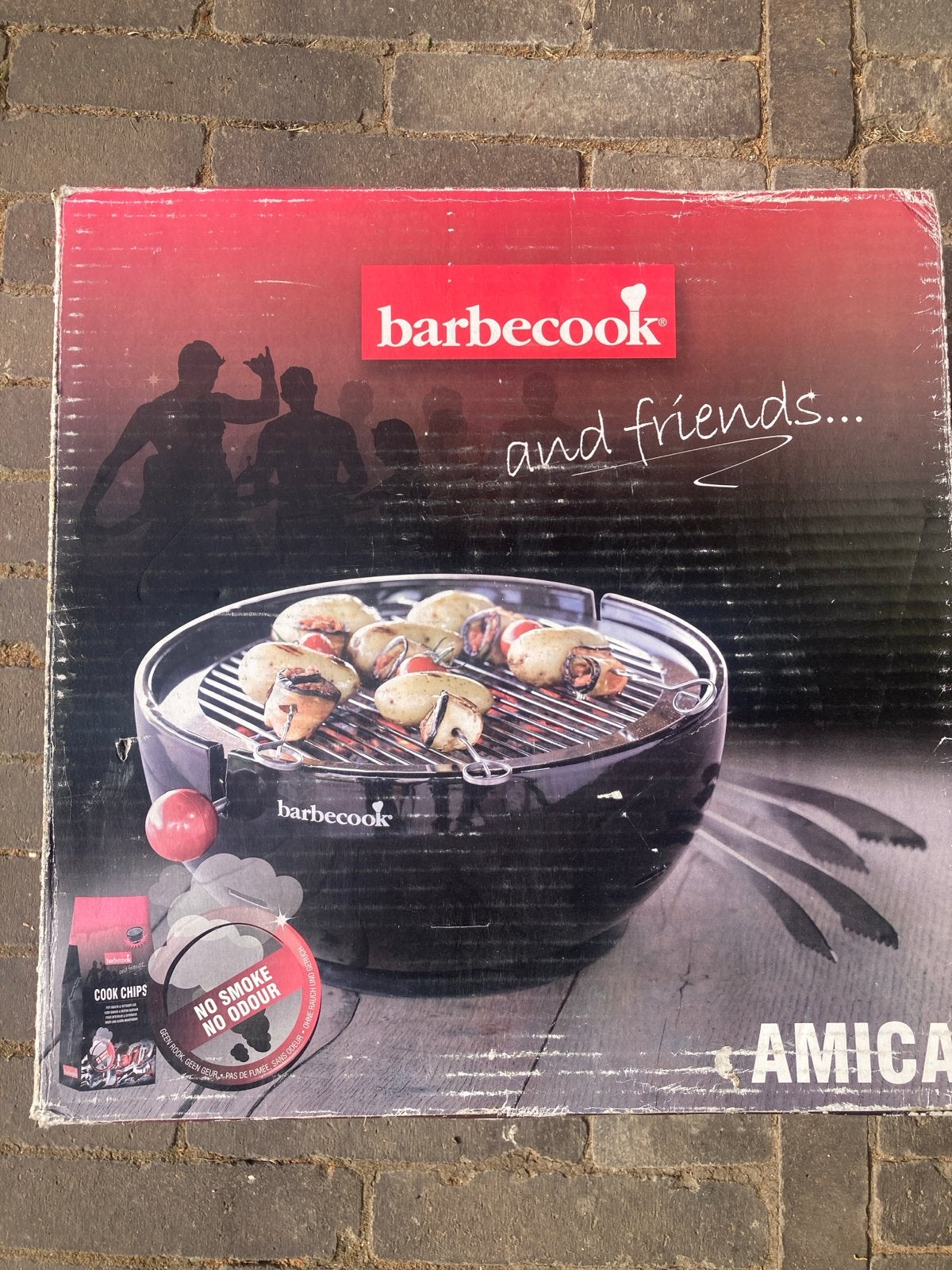 Barbecook Amica Tafelbarbecue met Cook Chips, Ophalen of Verzenden, Nieuw