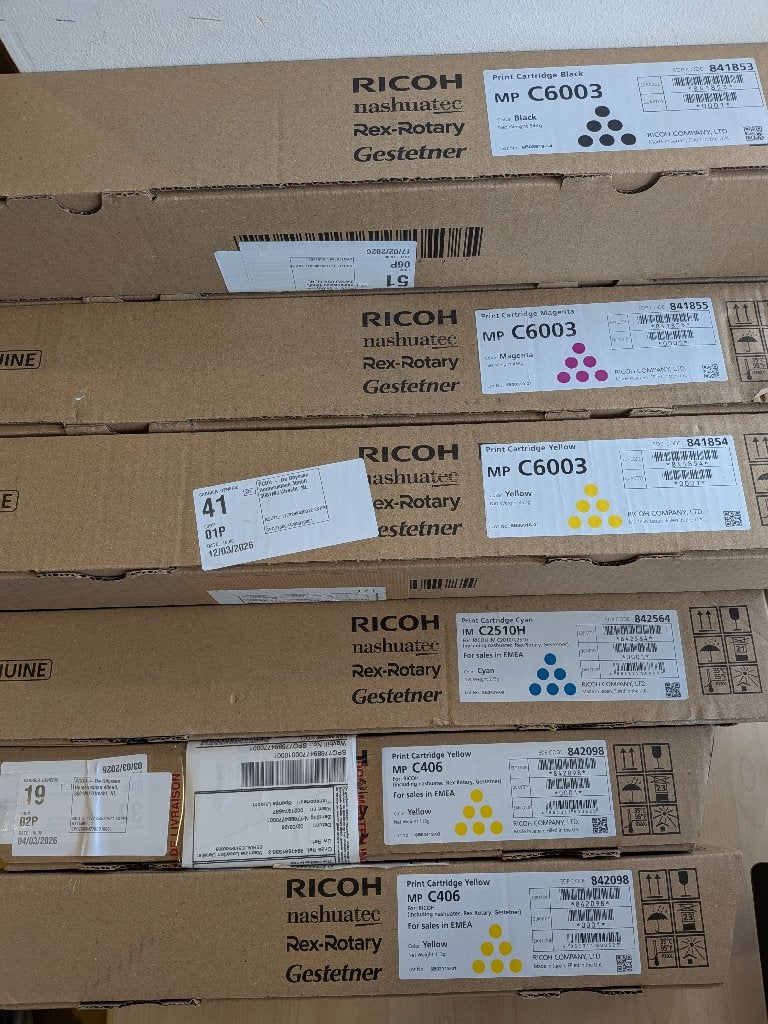 Toners divers en nietjes, Ophalen, Nieuw, Toner, Ricoh