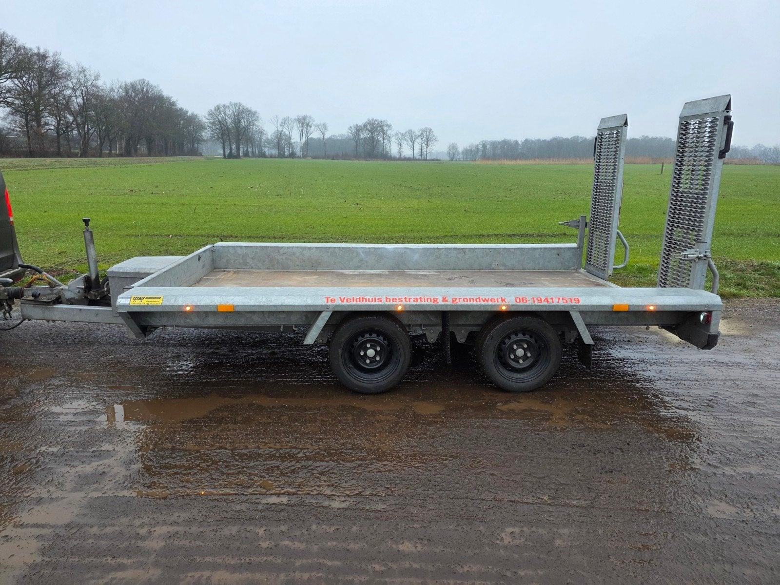 Hapert Indigo Machinetransporter - Altijd binnen gestaan, Ophalen of Verzenden, Zo goed als nieuw