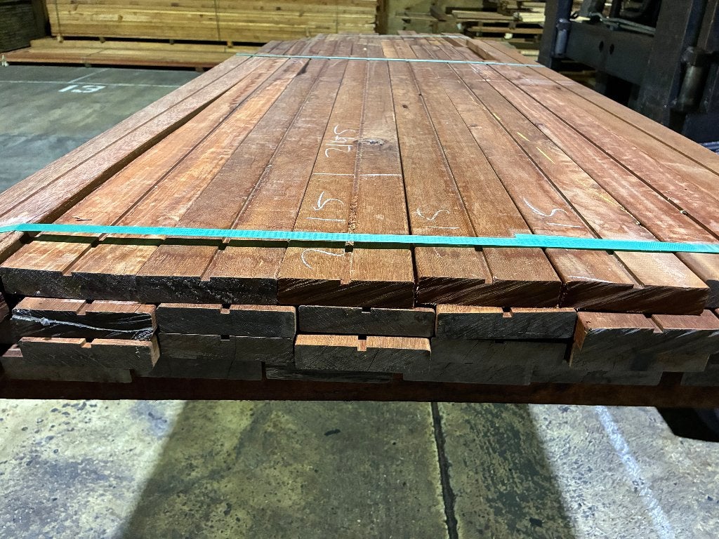 Vlonderplanken-planken-Hardhout-Massaranduba-27x115mm, Ophalen, Nieuw, Hout