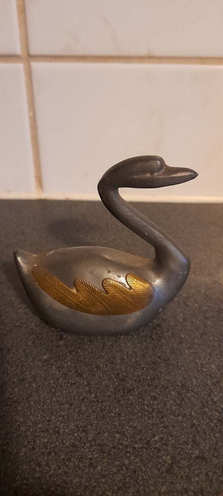 Paperweight.Zwaan., Ophalen