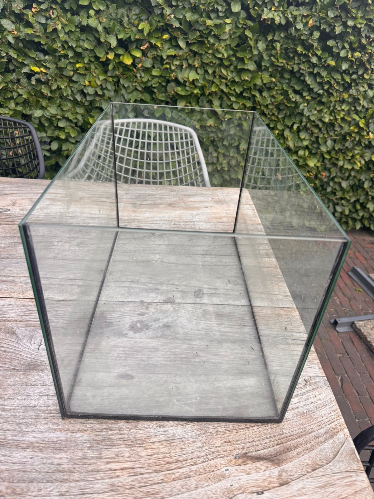 Glazen aquarium te koop 50 lang, Ophalen, Gebruikt, Overige typen