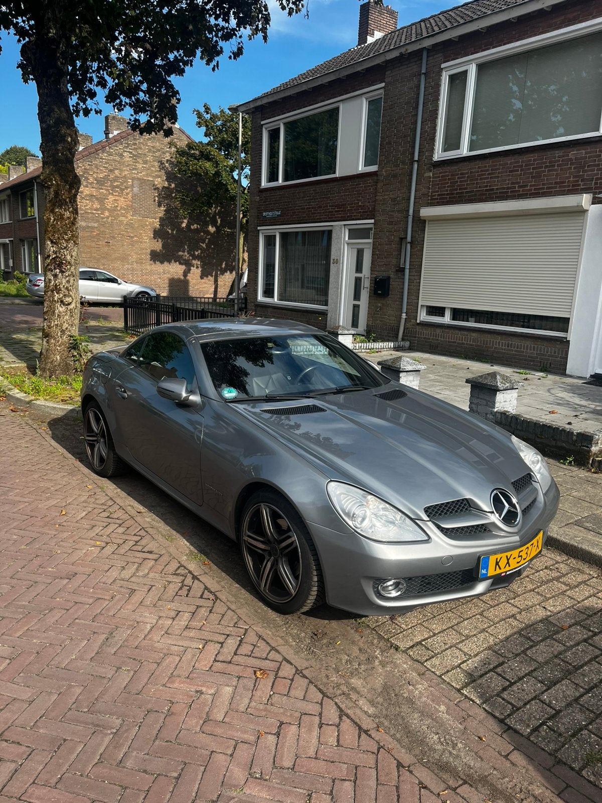 Mercedes-Benz SLK 1.8 Slk200 Kompr 2009 Grijs Airscarf, Achterwielaandrijving, 4 cilinders, 1796 cc, SLK