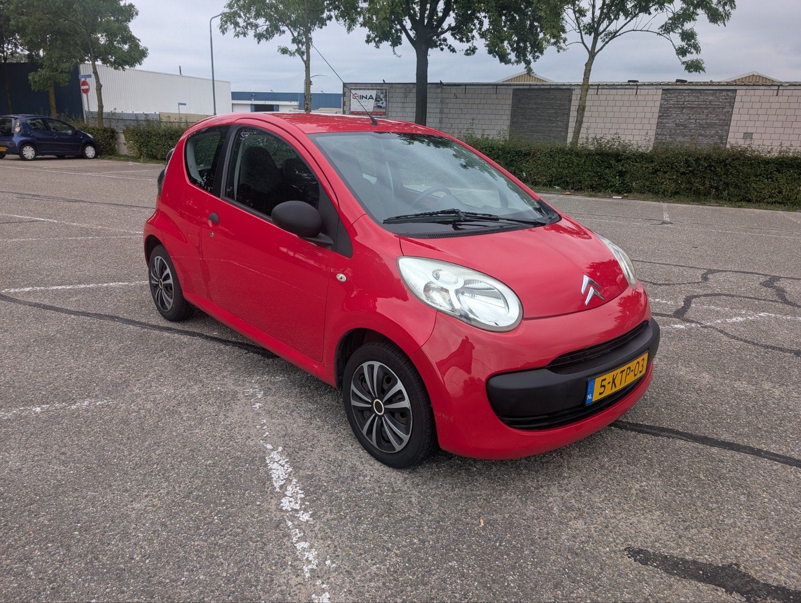 Citroën C1 1.0 3-DRS 2006 Rood, Auto's, Voorwielaandrijving, 765 kg, 4 stoelen, C1