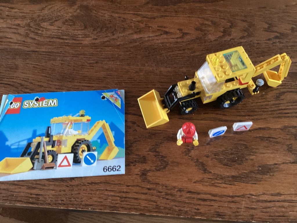 LEGO 6662 graaflaadmachine, Ophalen of Verzenden, Gebruikt, Lego