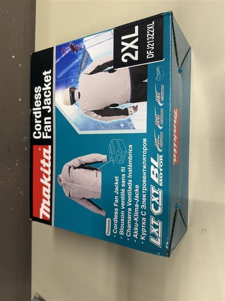 jas met fan - Makita DFJ213Z2XL 10.8V CXT to 18V LXT Li-ion, Ophalen of Verzenden, Nieuw
