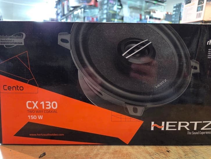 Hertz Cento CX130 13cm Coaxiale Speakers 150W Nieuw, Auto diversen, Ophalen of Verzenden, Niet ingevuld, Niet ingevuld, Niet ingevuld