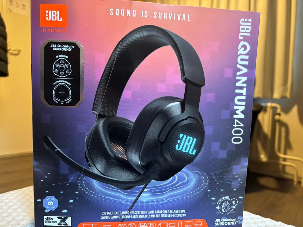 JBL Quantum 400 quantum surround, Computers en Software, Headsets, Ophalen, Zo goed als nieuw