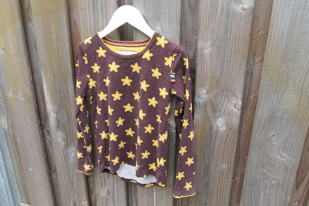 Shirt lange mouw 4 funky flavours, 4FF (meisje) 134-140, Gebruikt, Meisje, Ophalen of Verzenden, Shirt of Longsleeve
