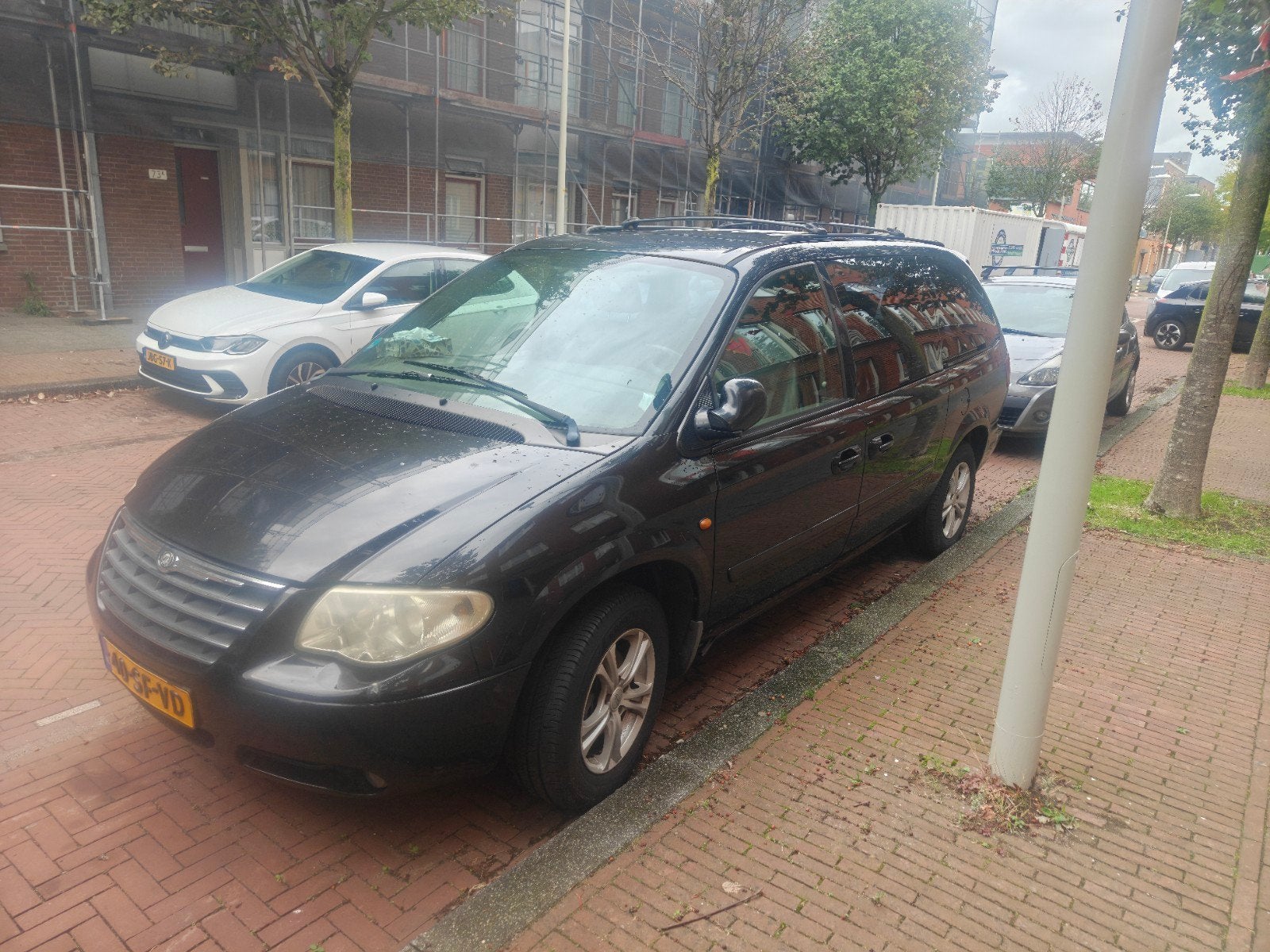 Chrysler Grand Voyager 3.3 I 128KW 2006 Zwart, Auto's, 3301 cc, 450 kg, Beige, Grand Voyager