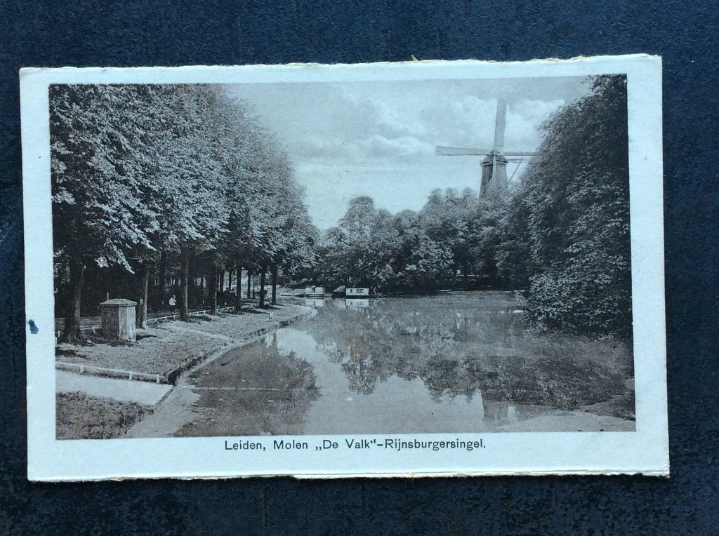Leiden, Molen De Valk, Rijnsburgersingel, Verzamelen, Ophalen of Verzenden, 1920 tot 1940, Gelopen, Zeeland