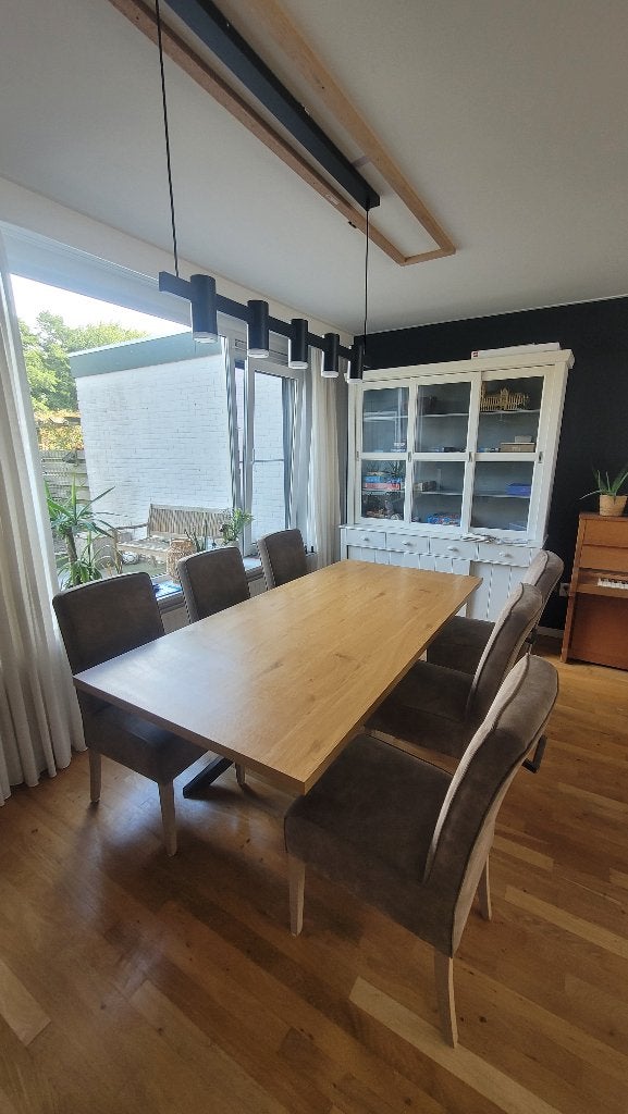 Eettafel, Ophalen, 200 cm of meer, 50 tot 100 cm, Zo goed als nieuw