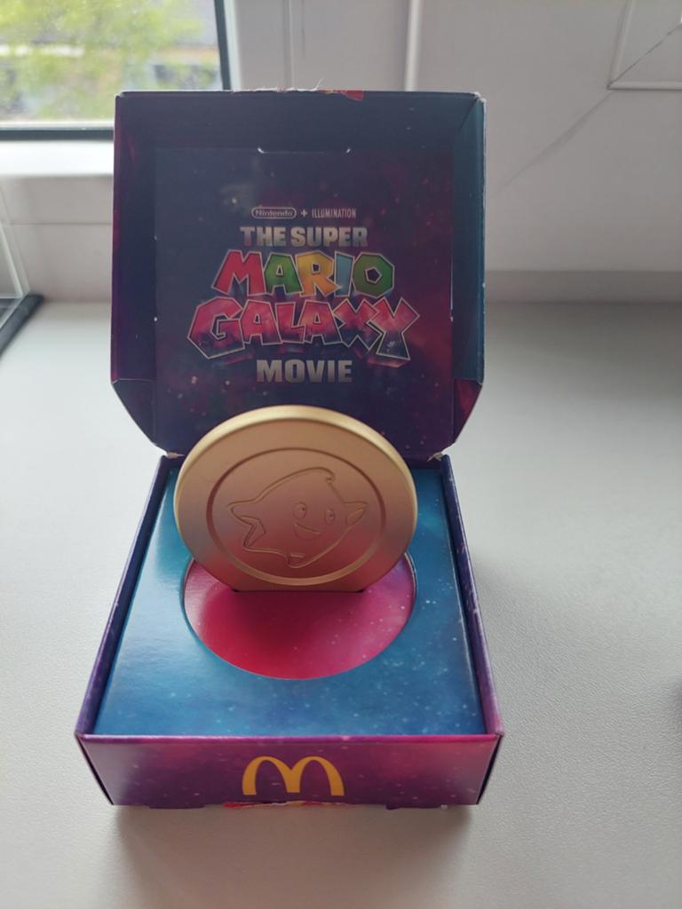 Super Mario Galaxy Munt McDonald's, Verzenden