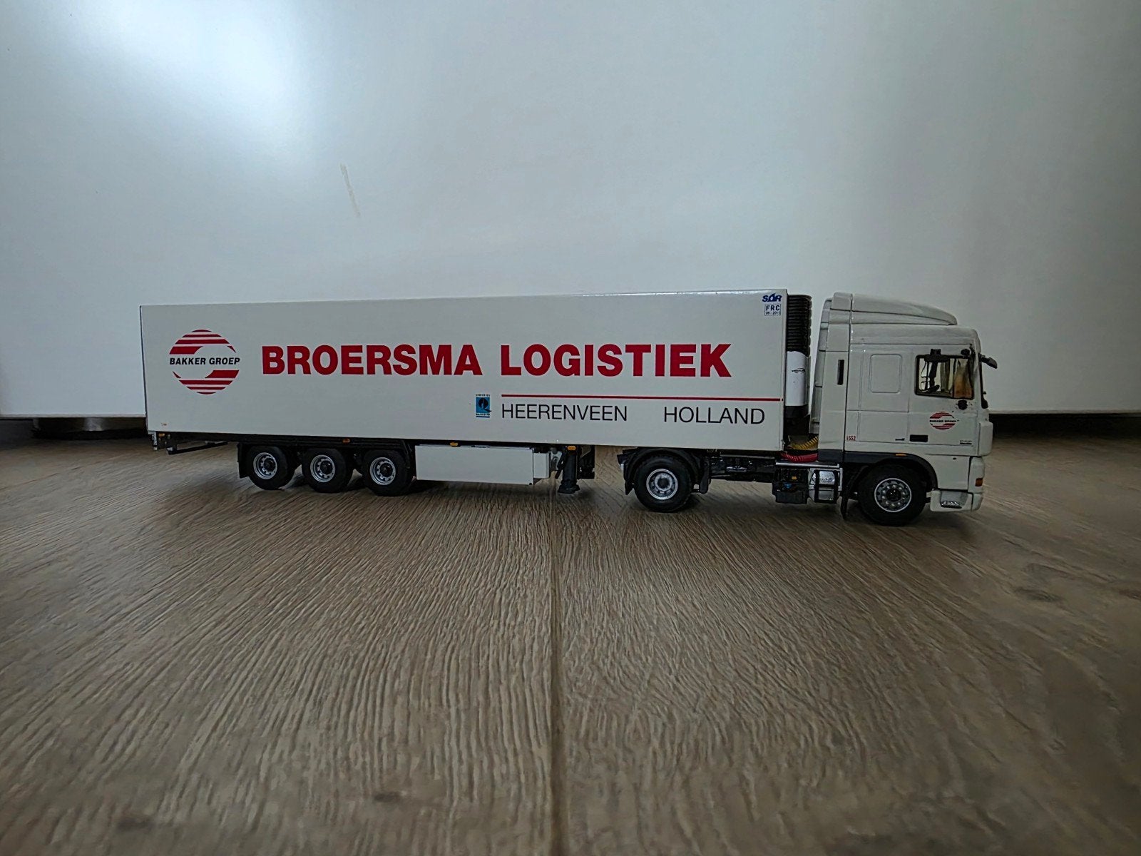 Broersma Logistiek model vrachtwagen - Hobbyproject, Overige merken, Gebruikt, 1:32 tot 1:50, Ophalen of Verzenden