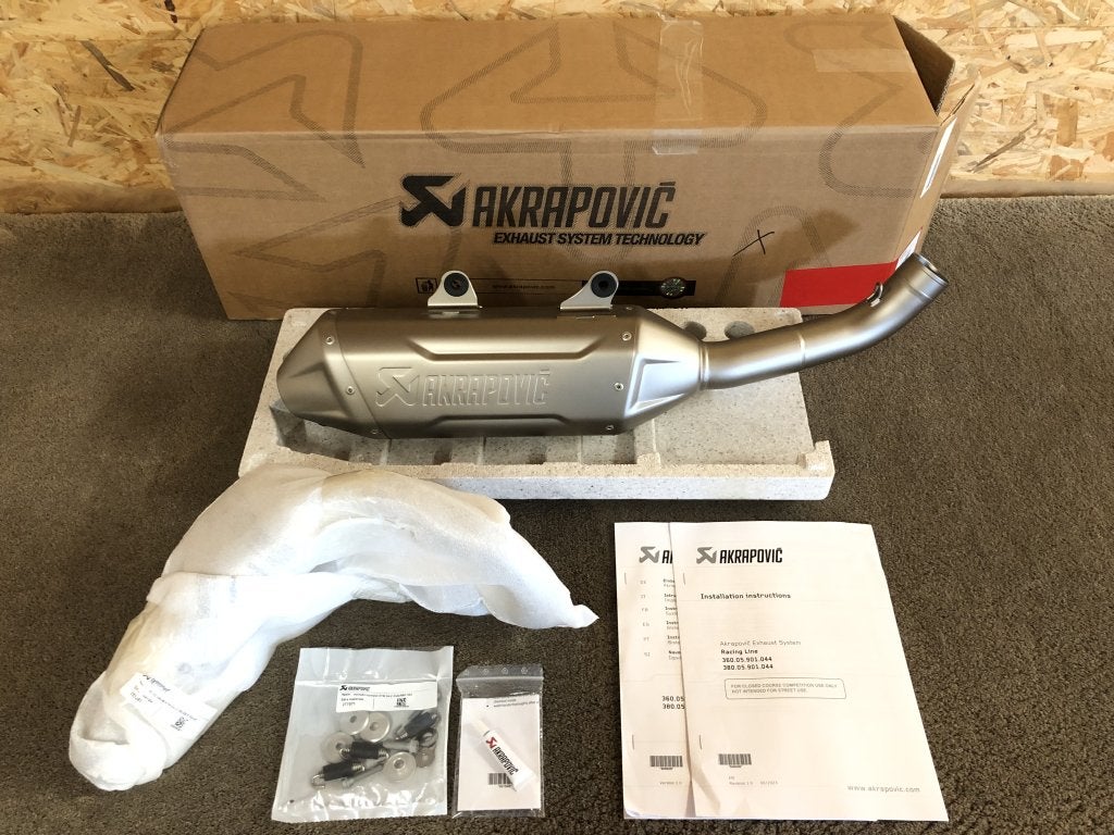 Akrapovic uitlaatsysteem KTM 250 350 EXC-F FE250 FE350 24-25, Motoren, Onderdelen | Overige, Verzenden, KTM, StallhofnerstraÃe 3, Betriebsgebiet SÃd, Mattighofen, OberÃ¶sterreich, 5230, AT