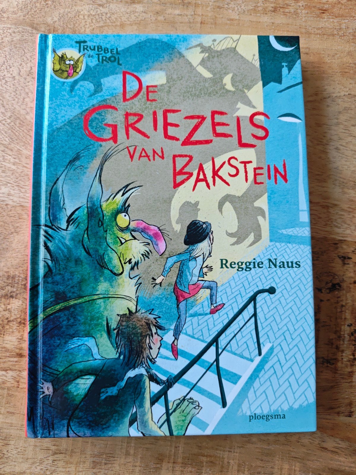 Trubbel de Trol: De Griezels van Bakstein - Reggie Naus, Ophalen of Verzenden, Zo goed als nieuw