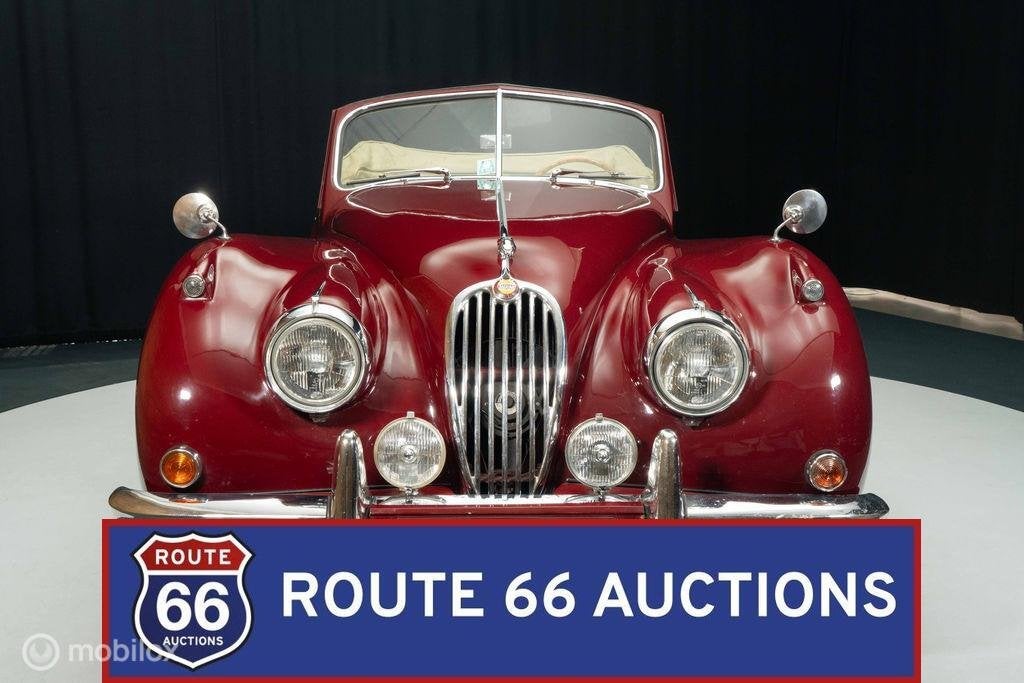 Jaguar XK140 DHC SE | 1956 | Route 66 Auctions, Auto's, Overige carrosserieën, Zwart, Bedrijf, Handgeschakeld