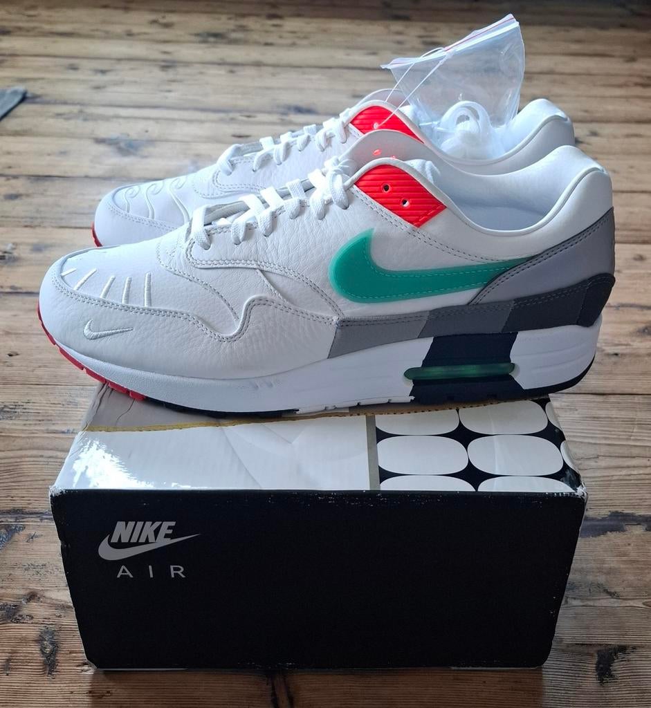 Nike Air Max 1 Evolution of Icons (EOI) - Maat 44.5, Wit, Nike, Nieuw, Ophalen of Verzenden