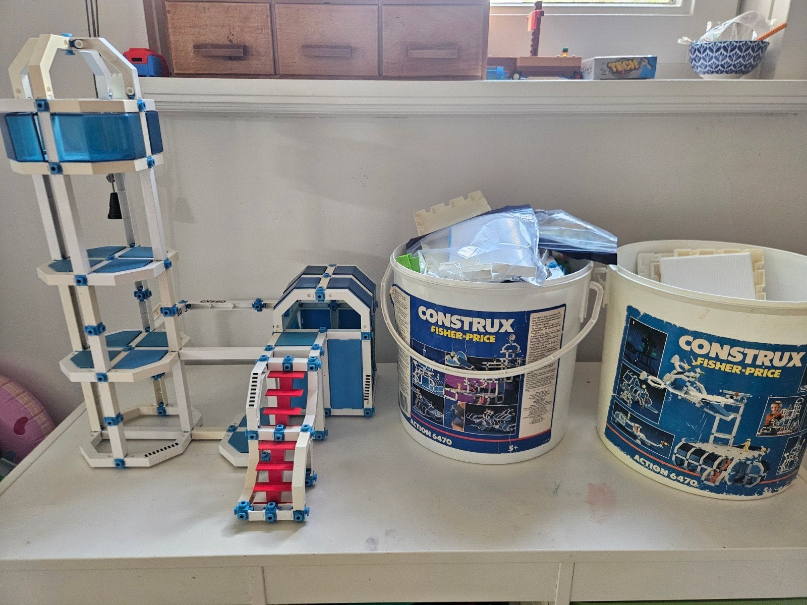 Construx Fisher Price constructie materiaal., Ophalen, Gebruikt