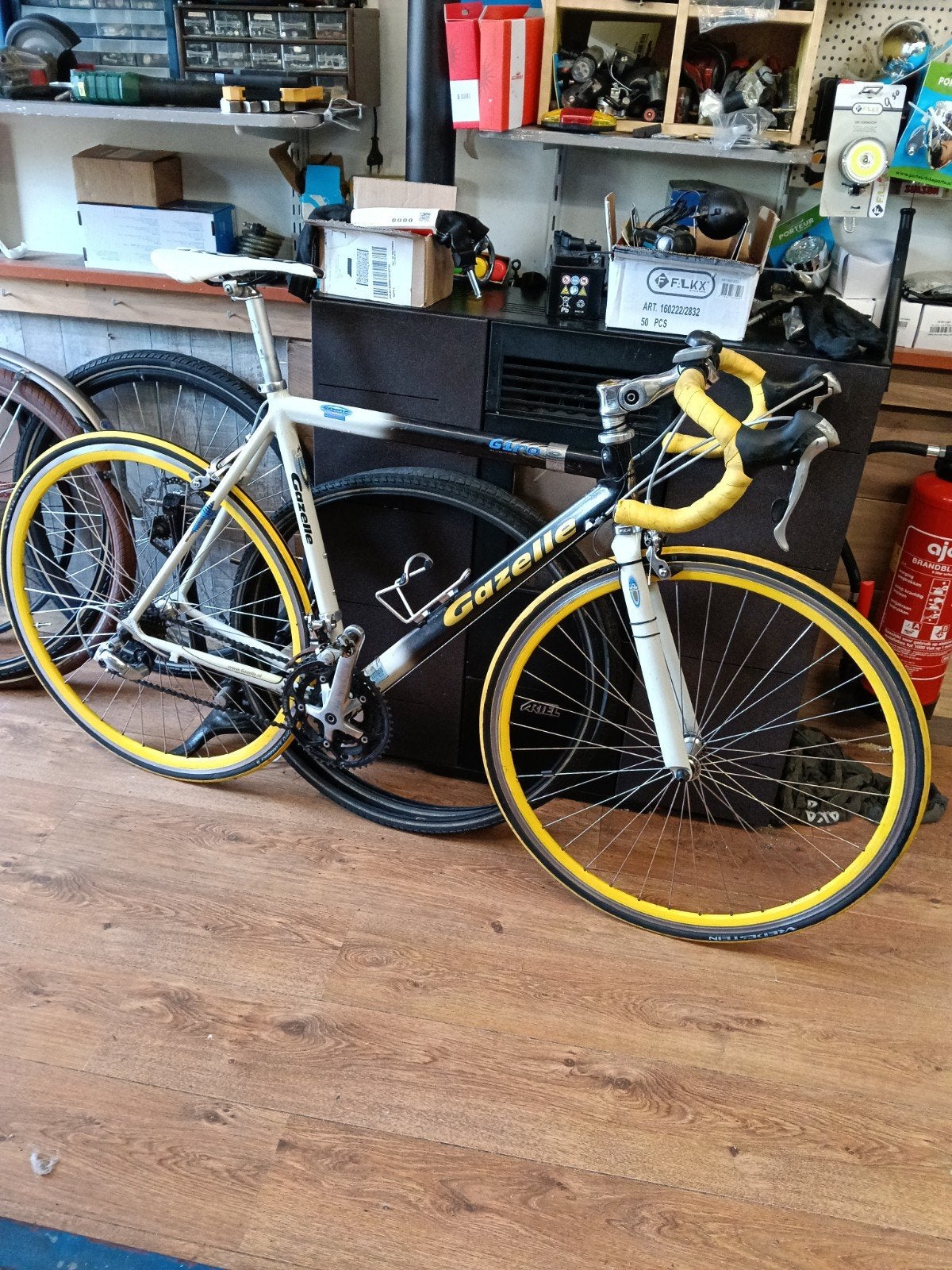 Gazelle racefiets, Fietsen en Brommers, Ophalen, Gebruikt, Aluminium, Meer dan 20 versnellingen