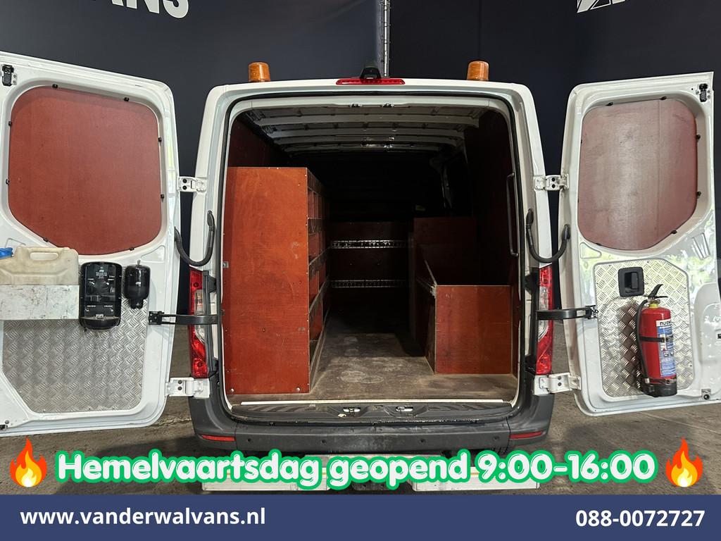 Mercedes-Benz Sprinter 316 CDI 164pk 3500kg Trekhaak L2H1 In, Auto's, Bestelauto's, Multifunctioneel stuurwiel, Gebruikt, 4 cilinders